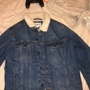 Goodfellow Sherpa Jean Jacket